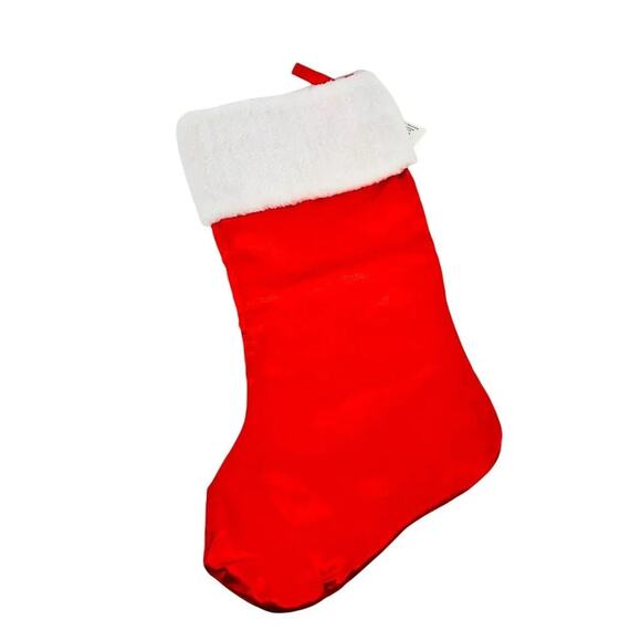 Red Satin I Love My Boxer Dog Christmas Holiday Stocking - Picture 2 of 2